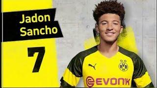 JADON SANCHO- IMPLAUSIBLE DRIBBLING SKILLS , PASSES AND ASSISTS / eye-popping indeed