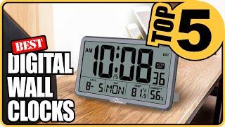 ⭐Best Digital Wall Clocks Of 2022 - Top 5 Review