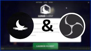 how to record Lunar Client with OBS (patch the black screen)