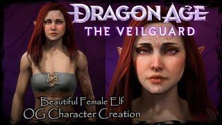 DRAGON AGE: THE VEILGUARD || Beautiful Elf [Original Character #16] - Female Character Creation