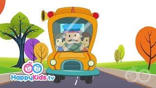 Wheels On The Bus | Nursery Rhymes | Happy Kids | MollyShow