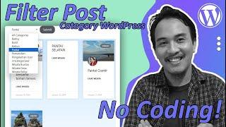 Cara Filter Post Berdasarkan Category Dengan Elementor