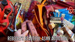 ASMR "New Purse" Rummage/Exchange (No talking version) Lots of vinyl squeezing!