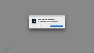 Clearing the preferences file in Lightroom Classic