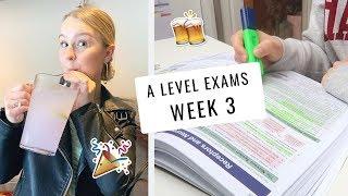 MY LAST WEEK OF A LEVEL EXAMS! (can i get a woo yeah)