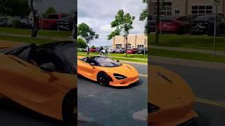 Bright orange Mclaren 720s! #car #carlover #carshow #mclaren