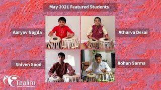 May 2021 Featured Students | Taalim School of Indian Music