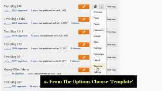 How To Edit Template HTML On Blogger Blogs
