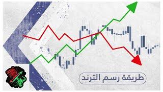 إتقان فن رسم الترند: شرح شامل لفهم واستخدام أسلوب رسم الترند في تحقيق نجاحك في عالم التداول"