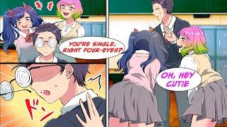 When my glasses came off, the girls came flocking, so I lied about having a girlfriend [Manga Dub]