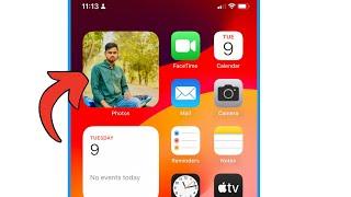 Как установить собственные виджеты фотографий на главный экран iPhone (2024)