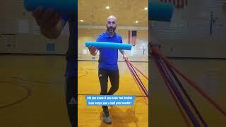 PE hack: Homemade Balance Beam  #physicaleducation #physed #pe #shorts