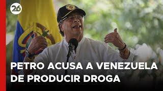 PETRO acusa a VENEZUELA de PRODUCIR DROGA para apoyar la VIOLENCIA en HAITÍ