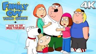 FAMILY GUY VIDEO GAME + BACK TO THE MULTIVERSE All Cutscenes (Full Game Movie) 4K UHD