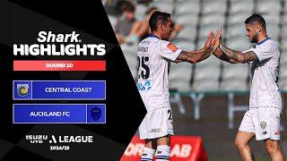 Central Coast Mariners v Auckland FC - Shark Highlights | Isuzu UTE A-League 2024-25 | Round 10