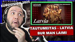  Tautumeitas - Bur man laimi | Latvia | National Final | #Eurovision2025 | TEACHER PAUL REACTS