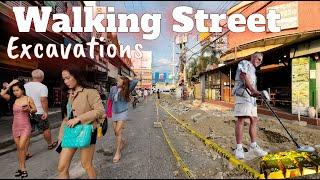 Saturday Walking Street Excavations in ANGELES CITY. from JJ store to Fields Plaza Hotel.