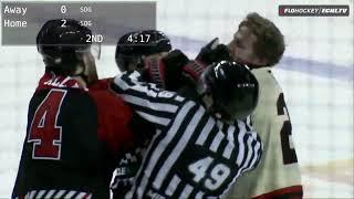 Cincinnati Cyclones @ Indy Fuel 01/20/2023 Hockey Game Highlights