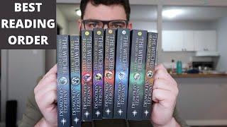 The witcher reading order, what order should you read netflix the witcher books | booktube |