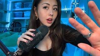 ASMR trigger words (‼️EXTREME tingles @19:41) with hand movements 