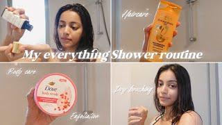 My Everything shower routine 2024 / How to get healthy glowing skin for winters on budget 