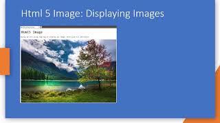 032 Display HTML5 Images Using Img Tag & Src Attribute