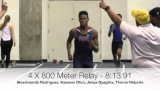 Highlights of the FDU Men's Track Team at the Knight Indoor Classic