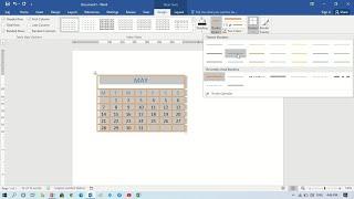 How to Change Border Style of Word Table