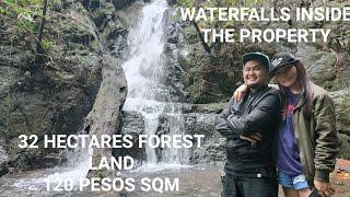 #vlog99  32 HECTARES FOREST LAND WITH WATER FALLS @LLAVAC REAL QUEZON