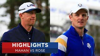 Justin Rose vs Hunter Mahan | Extended Highlights | 2014 Ryder Cup