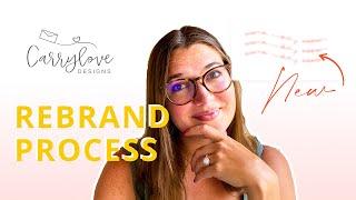 Rebrand Process | 4 lessons I’ve learned from rebranding my business