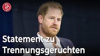 Krise mit Meghan? Prinz Harry äußert sich zu Scheidungsgerüchten | PROMIPOOL