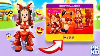 Buying The Red Panda Armor for FREE! | PK XD 