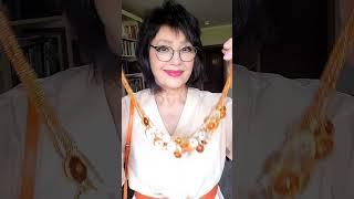 Украшение из перламутровых дисков. #бижутерия_своими_руками #jewelery #jewelry #style #handmade
