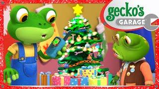 Christmas Present Mystery | Gecko's Garage Holiday Special | Truck Cartoons For Children