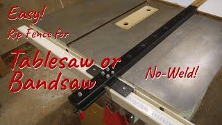 High-Quality Rip Fence for your Tablesaw or Bandsaw!