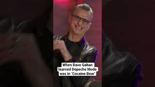 Klein broke the news to Dave Gahan that Depeche Mode is in ‘Cocaine Bear’ #depechemode #cocainebear