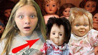 24 HOURS with the CREEPY Dolls from THE DOLLMAKER! COME PLAY WITH US!