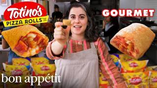 Pastry Chef Attempts to Make Gourmet Pizza Rolls | Bon Appétit