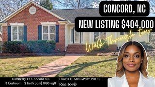 $404,000 in Concord NC : Home Tour in Concord's Morris Glen Neighborhood