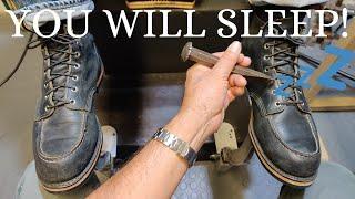 DON'T FALL ASLEEP YET!!! | ANGELO SHOE SHINE ASMR