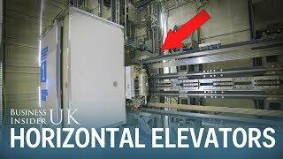 A German company just tested the world's first rope-free horizontal elevator