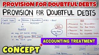 #1 Provision for Doubtful Debts - Bad Debts - By Saheb Academy