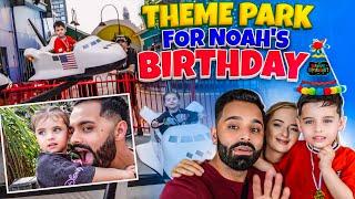 HIRING OUT THE ENTIRE THEME PARK FOR NOAHS BIRTHDAY!! Rainbows End Vlog 