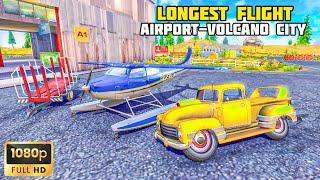 FIRST FLIGHT FROM AIRPORT TO VOLCANO CITY | OFF THE ROAD HD OPEN WORLD DRIVING GAME