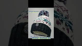 Winter Knitted hat #headwear #wholesalehats #crochet#reels #outwear #china #supplier #beauty #wear