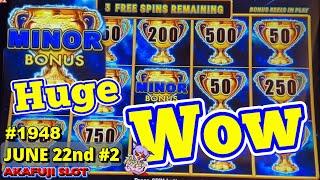 Huge 2 Jackpots! Lightning Dollar Link,  Black Diamond Deluxe at Yaamava Casino