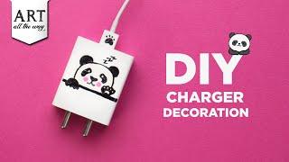 Mobile Charger Painting | Charger Painting | Easy Painting | Creative Charger Painting Ideas