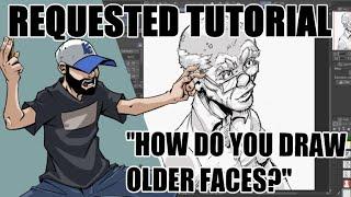 Requested Tutorial: How to Draw Older Faces ( 3 Key Elements )