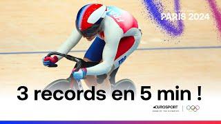 JO PARIS 2024 - La piste en FOLIE : 3 records en 5 minutes signés Gros, Andrews et Friedrich